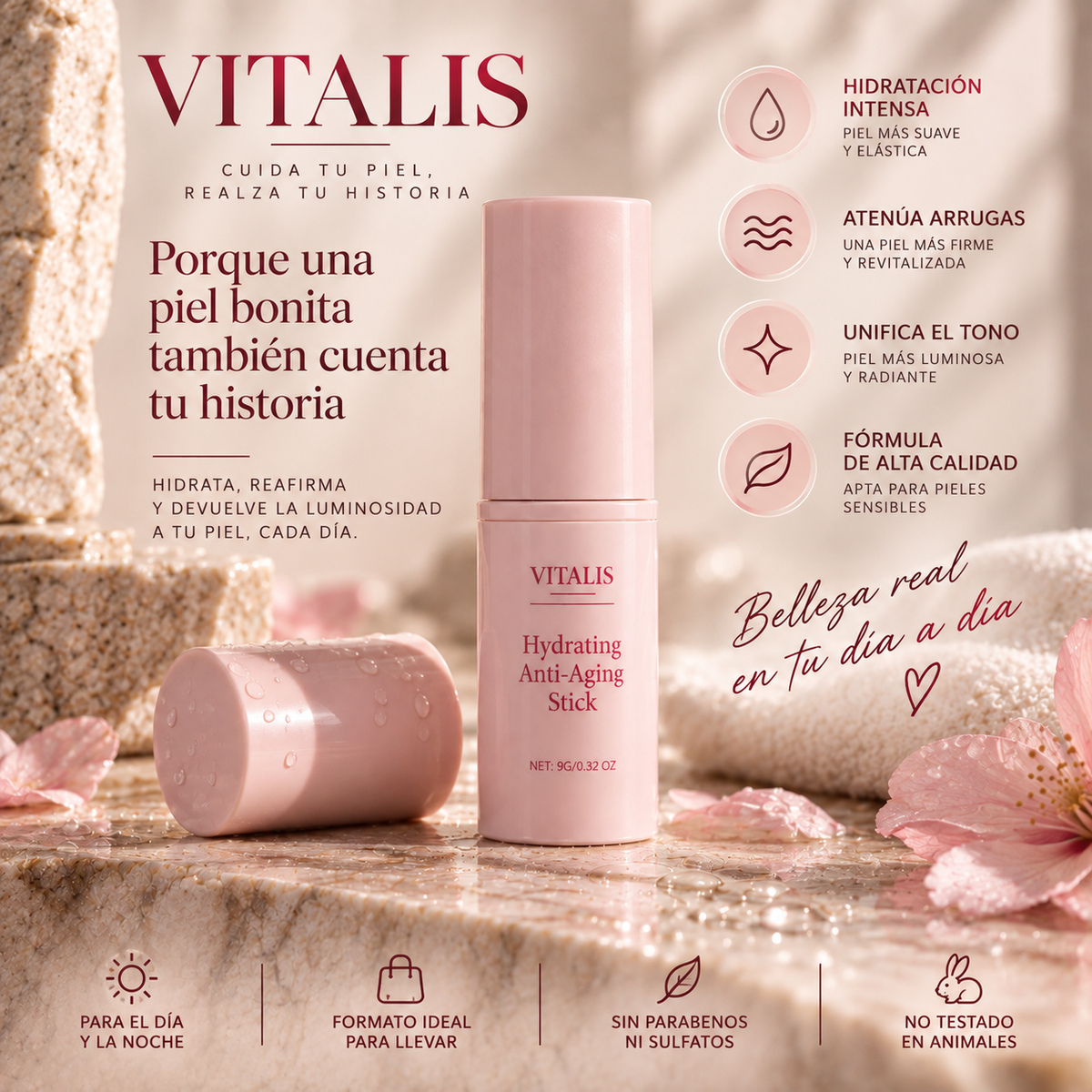 VITALIS™ — La piel que aparenta menos años