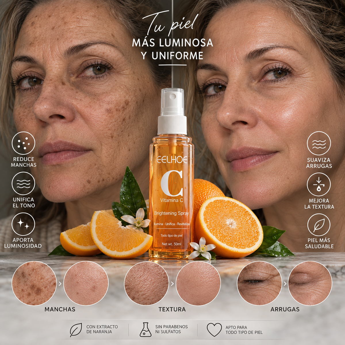 VITAMINA C — Recupera la luminosidad que tu piel merece